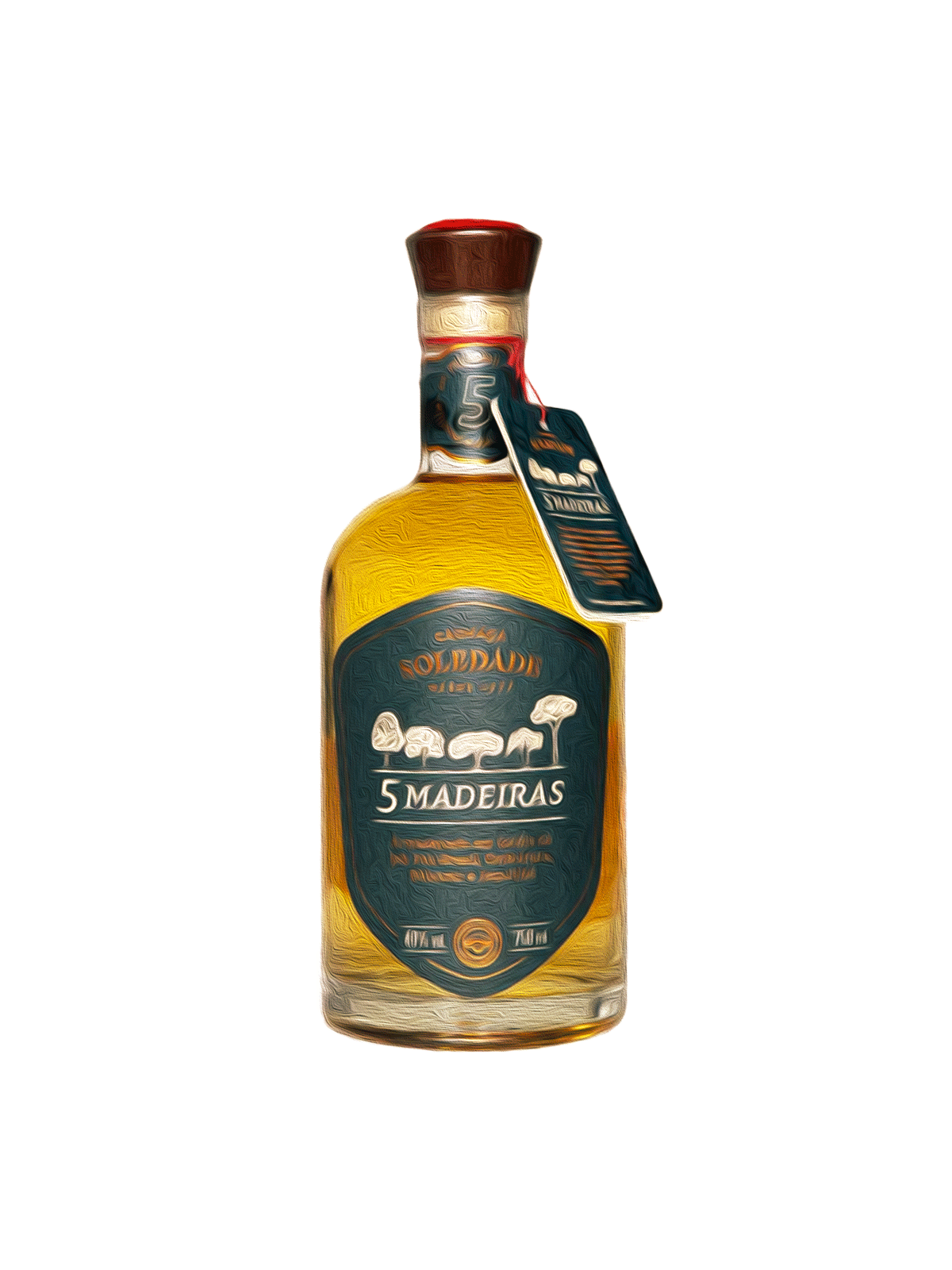 Cachaça Soledade, 5 Madeiras
